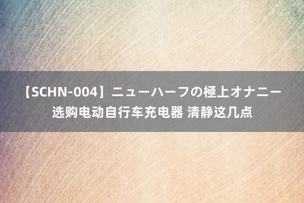 【SCHN-004】ニューハーフの極上オナニー 选购电动自行车充电器 清静这几点