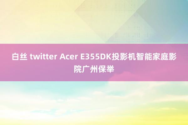 白丝 twitter Acer E355DK投影机智能家庭影院广州保举